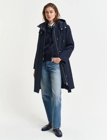 GANT Wind Coat - Navy - XS