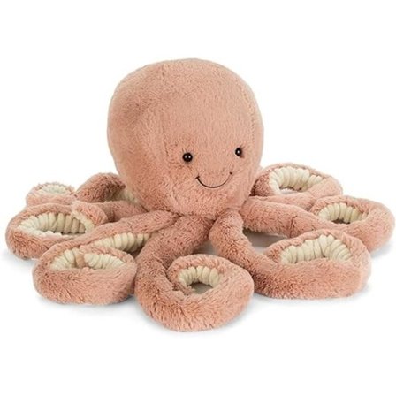 Jellycat Odell Blæksprutte Tentakel Kæledyr Blødt Legetøj - Lille - 49 cm