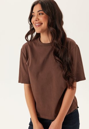 BUBBLEROOM - Boxy Tee - Brown