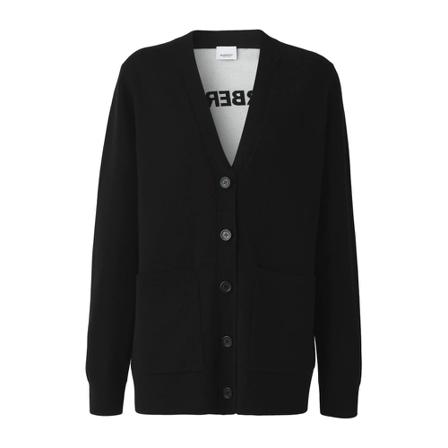 Burberry, Sweater Czarny, Kobieta, Rozmiar: M