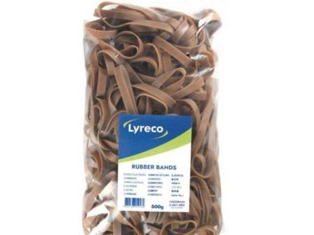 LYRECO Gummiband 125x8mm - Lyreco - Emballage och lagerutrustning - Bindgarn gummiband och stift - Gummiband