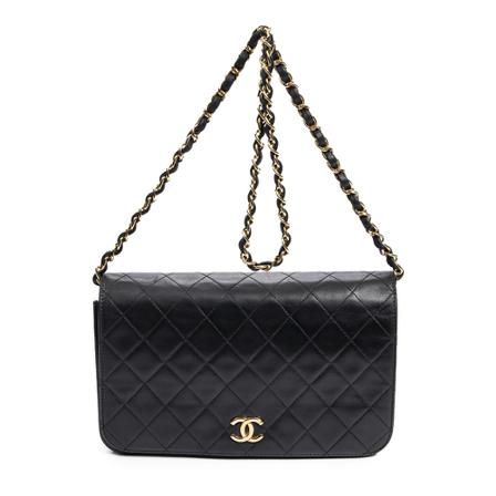 Chanel Vintage Pre-owned Crossbody Tas , Zwart , Dames , Maat: ONE Size Vintage Tassen