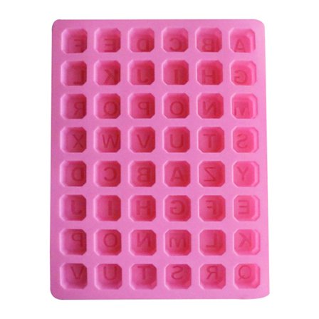 Silikone DIY Form til Engelske Bogstaver Fondant Kagedekoration, Isbakke og Sæbefremstilling