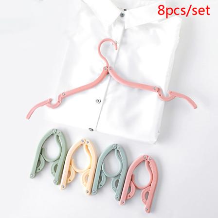 8 St/ Set Infällbar Bärbar Resehängare Torkställ Till