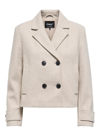 Onlfreja Life Short Db Jacket Otw Noos Cream ONLY