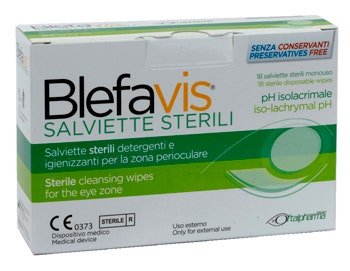 Blefavis Salviette Sterili Zona Perioculare 18 Pezzi