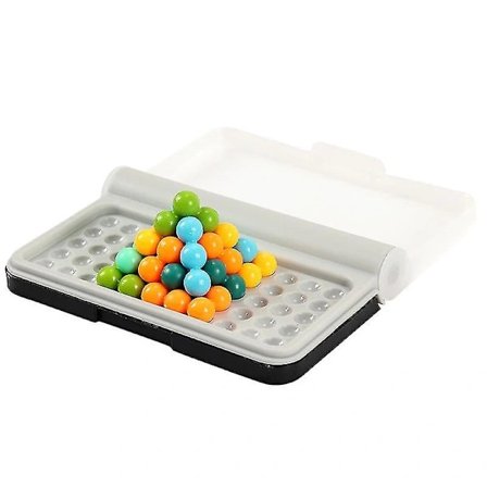 1 Sæt Visdomspyramide Perler Legetøj Intelligens Perler Logisk Tænkning Spil Legetøj Til Børn