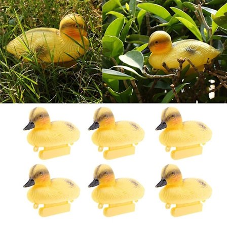 6x Livsstorlek Flytande Ankor Gräsand Jaktfågel Lockbete Damm Floder Dekor (YJD)