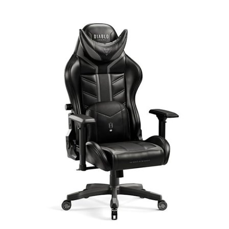 Gaming Stol - Diablo Röntgen - Gamer Stol - Ergonomisk - Syntetiskt läder 4D - 4D Armstöd - Lutningsbar 160°