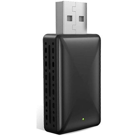 2-i-1 Android Auto Trådløs Adapter & Trådløs CarPlay Adapter Plug&Play Bil Dongle Konverterer Kablet til Trådløs Carplay