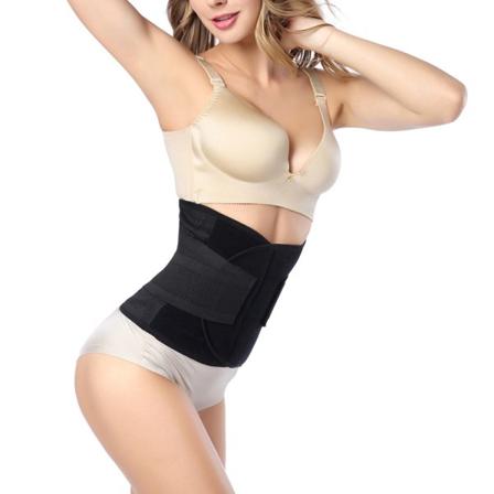 *Postpartum Support Recovery Belt Waist Corset Abdominal Belt Slimming Belt Waist Trainer (Svart XL.*
