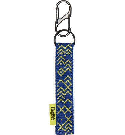 Haglöfs Brand Cord key ring Electric Blue/Tech Yellow - 1-SIZE