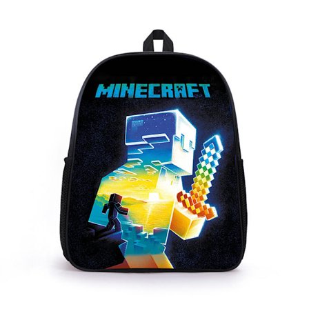 Minecraft Painettu Reppu Koululaukku Suuri Tilavuus Opiskelijan Kirjalaukku Reppu Lasten Lahja