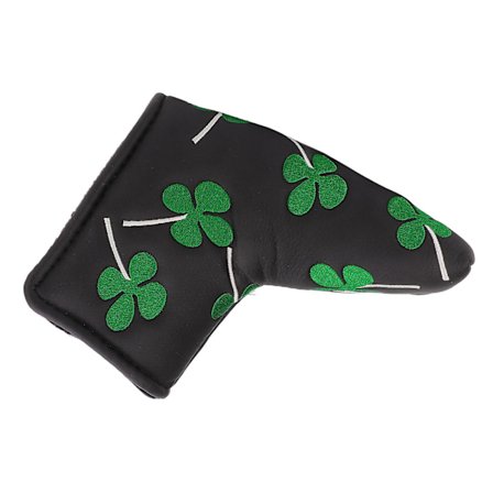 Golf-putterin suojus - Paksu pehmoinen L-muotoinen lapa-suojus, musta