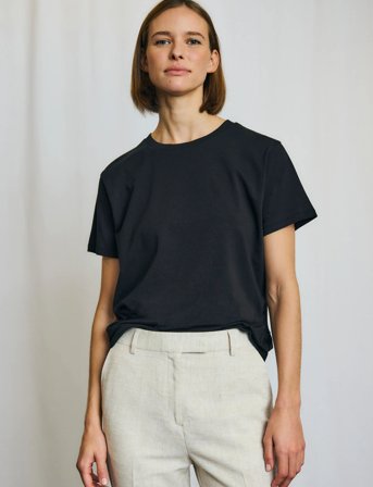 Bruun & Stengade Bs Luna T-Shirt - Black - S