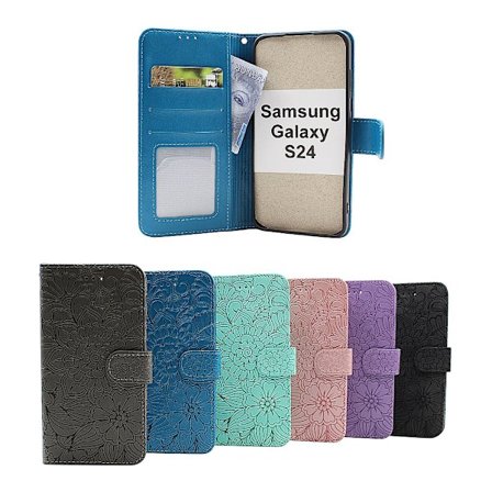 Flower Standcase Wallet Samsung Galaxy S24 5G (SM-S921B/DS)