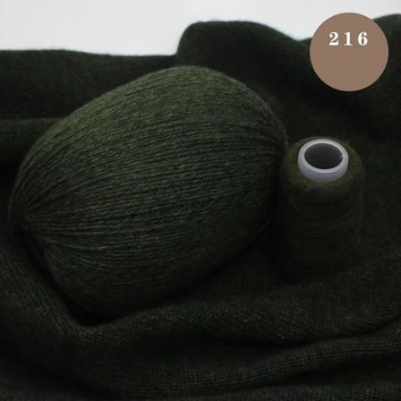 Mongoliskt kashmirgarnsats för handstickat hantverk Bolscarf Ull 50 Plus 20 G/lot