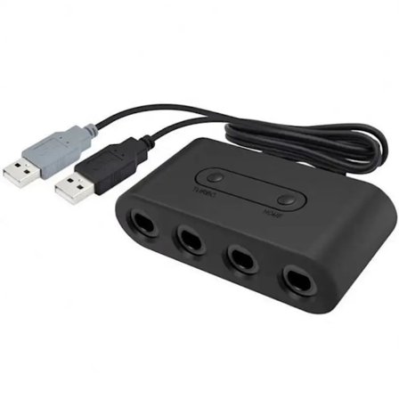 GameCube-handkontrolladapter till USB Kompatibel med Switch / PC / Wii / Wii U