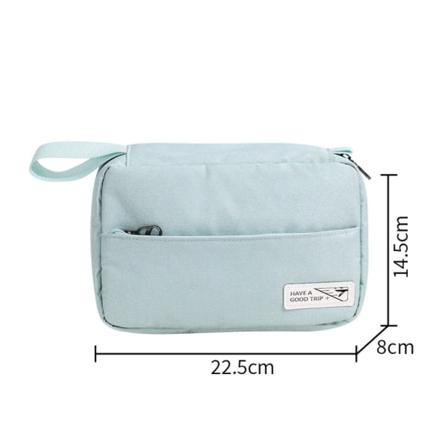 Sminkväska Kosmetisk organizer LJUSBLÅ - stock Light Blue