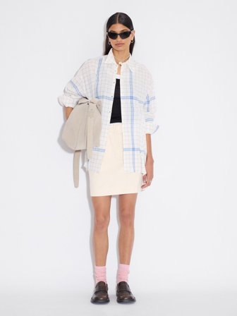Holzweiler Bibi Check Shirt - Blue Mix - Women's - S