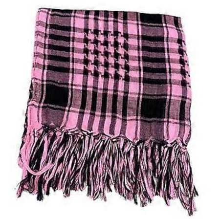 Arabisk Shemagh Hodeplagg Arabisk Skjerf Ørkenskjerf Støvtett Skjerf Sjal Wrap Arabisk Hodeplagg Ørken Hodebekledning Rosa