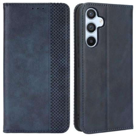 Bofink Vintage Samsung Galaxy A54 Nahkakotelo - Sininen Blue