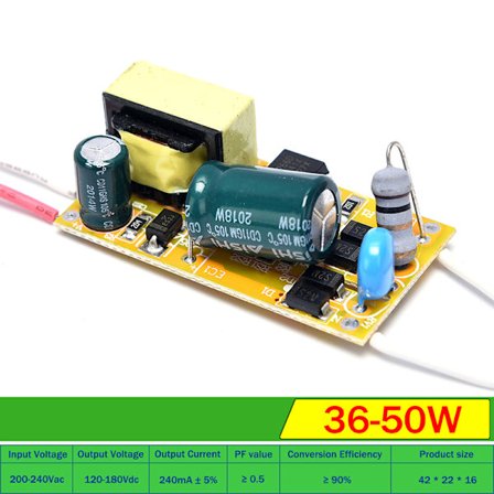 3W 5W 8W 18W 36W LED Light Driver Supply Transformer Radiating