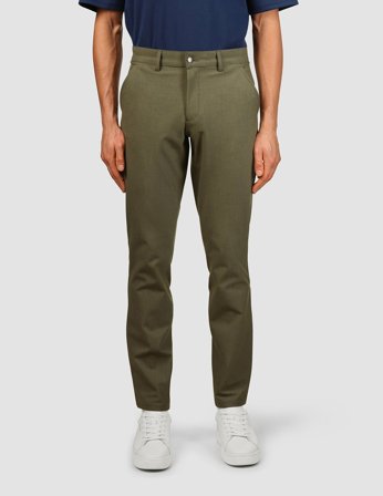 Shaping New Tomorrow - Essential Pants - Remote Green Melange - Regular Fit - Herren - 42/32