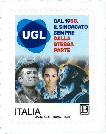 Italien - 75-året for UGL - Postfrisk frimærke