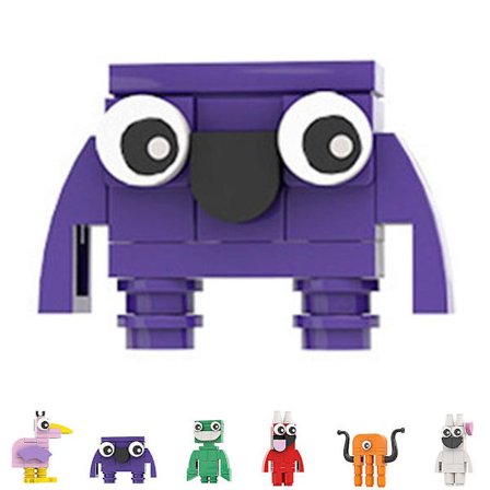 6 stk./sæt Garten Of Banban Figur Legetøj Samlet Puslespil Horror Spil Byggeklods Legetøj Til Børn Fans