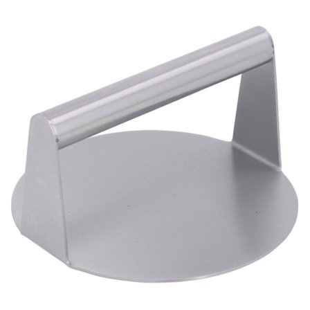 Lihapressa Savuton Tarttumaton Ajan säästävä hampurilaisen painaja ruostumattomasta teräksestä keittiöön Ulkoilma-grillaukseen 14 cm pyöreä