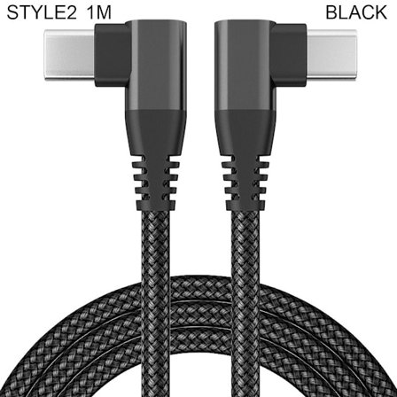 USB C til USB C ledning Kabel SORT 1MSTYLE2 STYLE2