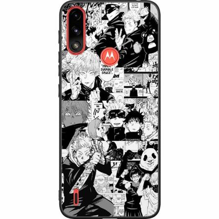 Motorola Moto E7i Power Svart Skal Jujutsu Kaisen