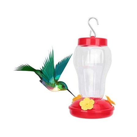 Plast Fågelvattenmatare flaska Hängande Hummingbird Matare Trädgård utomhus