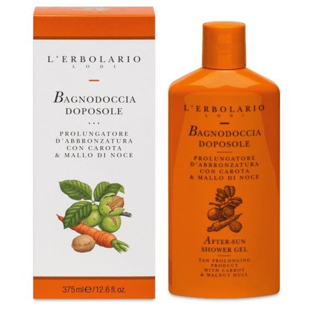 L'Erbolario Bagnodoccia Doposole Carota/Mallo Di Noce 375ml