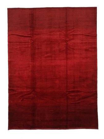 Hand Knotted Persian Gabbeh Persia Fine Rug 215X285 Dark Red/Black