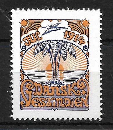 Dansk Vestindien - Jul 1914 - Postfrisk