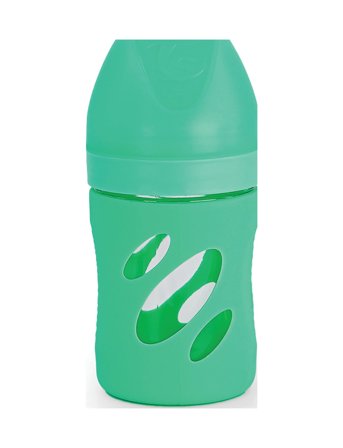 Twistshake Twistshake Anti-Colic Glass Bottle 180Ml Pastel Green - Green - ONE SIZE