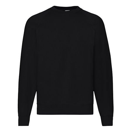 Fruit Of The Loom Raglanärm Belcoro Sweatshirt M Svart
