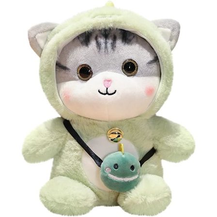 Katt plyschdjur - Realistisk plyschkatt plyschleksak katt St