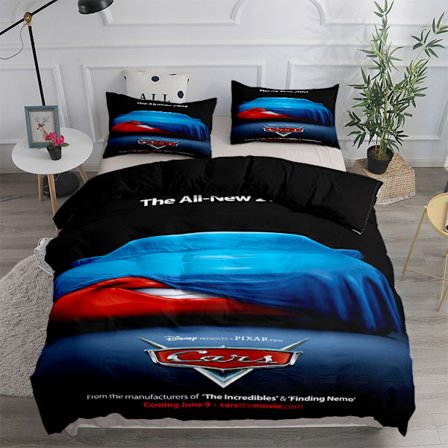 Sarjakuva-autot digitaaliprintti peittosetti