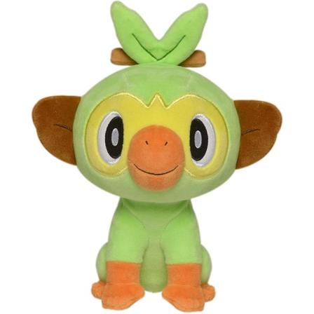Timubike Wabjtampokmon 8" pehmolelu (miekka ja kilpi) - Grookey"