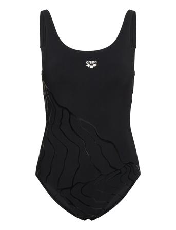 Women's Bodylift Swimsuit Luisa Wing Back Black Arena