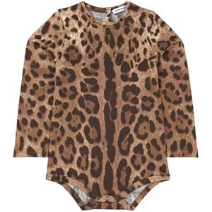 Kids - Dolce & Gabbana Brown Diva Baby Body 18-24 months - All in ones - 18-24 months - Brown