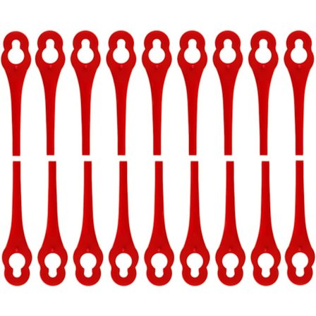 Förpackning med 100 Ersättningsblad för Florabest Kanttrimmer LIDL FRTA 20 A