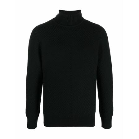 Lardini, Lardini Sweaters Czarny Czarny, Mężczyzna, Rozmiar: XL