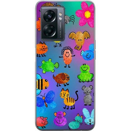 Yhteensopiva Puhelinkuori OnePlus Nord N300 Little Scribble Friends