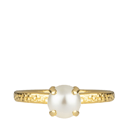 Caroline Svedbom Natti Ring Pearl Ringar Dam Guld ONESIZE