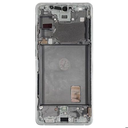 LCD-skærm - SAMSUNG - Galaxy S20 FE 4G - Original - Hvid - 100% funktionel