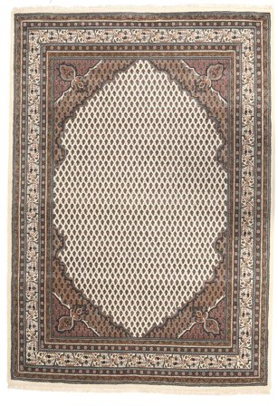 174X245 Tapis Mir Indo D'orient Marron/Beige (Laine, Inde) Carpetvista
